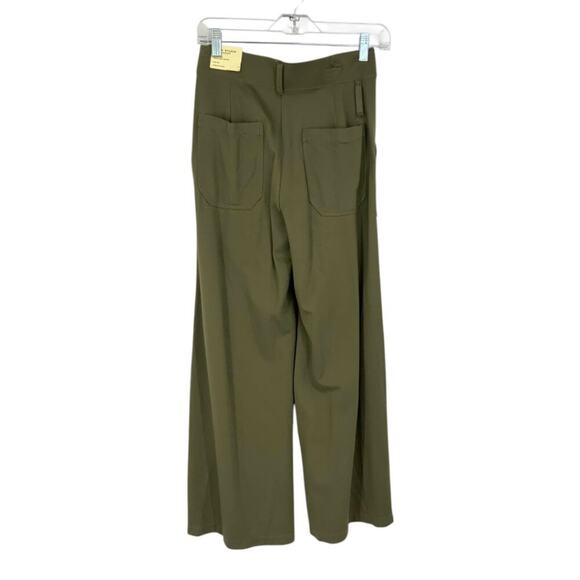 Max Studio Ponte Ankle Crop Utility Pants In Loden Size XS NWT $45 MSRP - Picture 8 of 8
